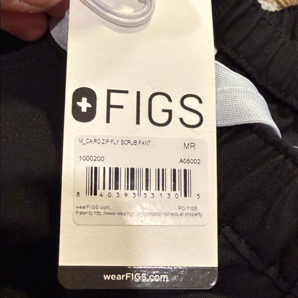 Figs Technical Men's Cairo Scrub Pants Medical Black NWT Size Medium Regular - Picture 4 of 9